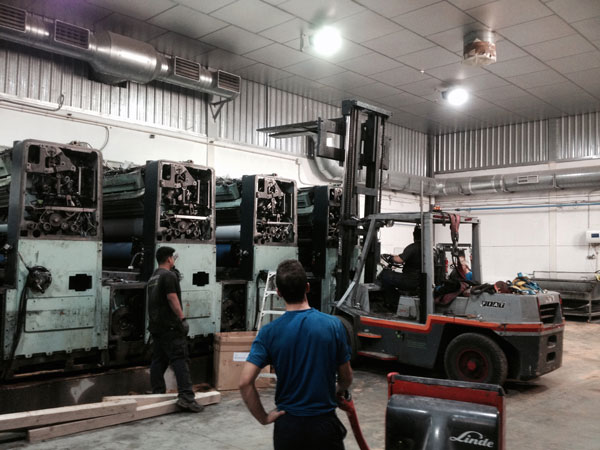 Desmontaje Impresora Planeta 142 (KBA)