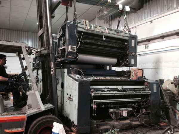 Desmontaje Impresora Planeta 142 (KBA)