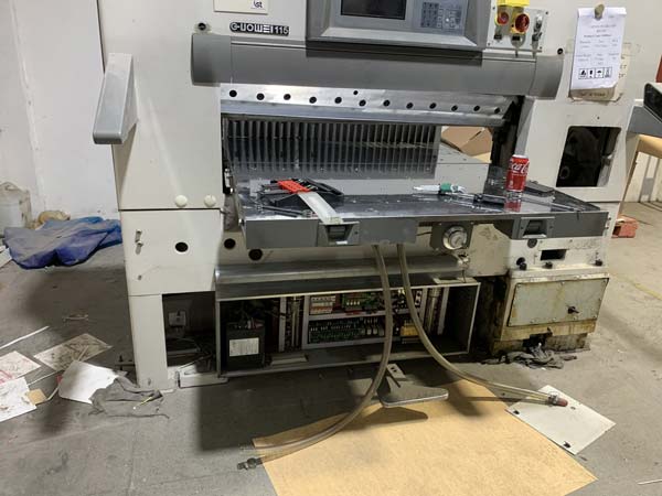 Traslado Guillotinas a Planta Libesa