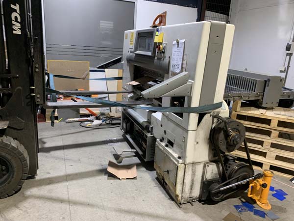 Traslado Guillotinas a Planta Libesa