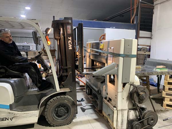 Traslado Guillotinas a Planta Libesa