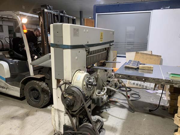 Traslado Guillotinas a Planta Libesa