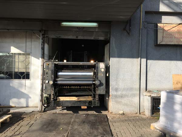 Traslado Maquinaria a Planta DPG